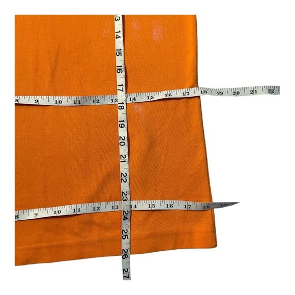 Polo Sport Mens Size  Medium Polo Shirt Orange Pony Short Sleeve - Picture 10 of 10